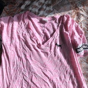 a light PINK tee